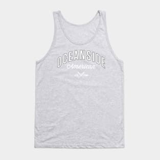 OALL Uniform White Logo - Oceanside American Little League Tank Top